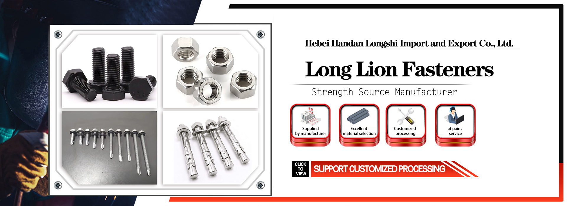 Long lion Fasteners